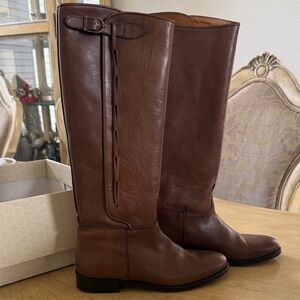 Brown Leather Women’s Boots Size 7